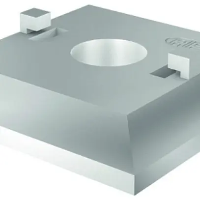 Placca di base per Quadro Flury AV 61, grigio, 30×30mm, a=10mm 