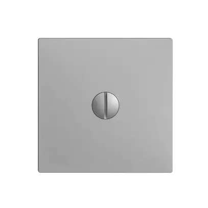 Plaque d'obturation EDIZIOdue silver 