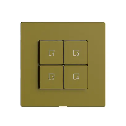 Pulsante scena 4 scene/4T Edue Wiser olive 