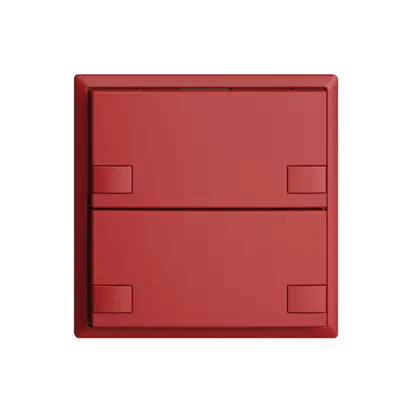 Poussoir ENC KNX 2× EDIZIOdue colore berry RGB sans LED 