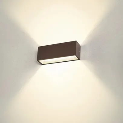 Applique LED SLV SITRA L UP/DOWN 24W 2700lm 3000/4000K 105° IP65 rouille 