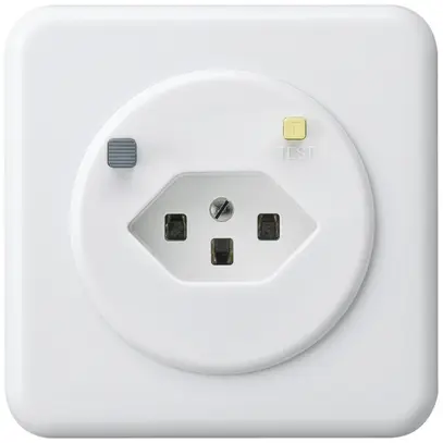 Presa INC basico C T23 FI 30mA bianco 