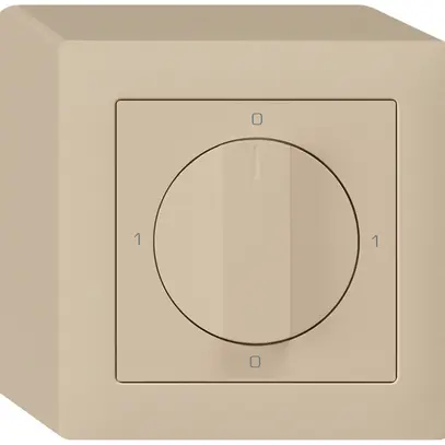 Interruttore rotativo AP kallysto 0/1L beige con manopola 