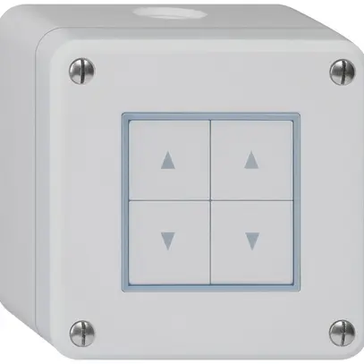 Contact pour stores AP robusto IP55 gris avec 4 touches de fonction 