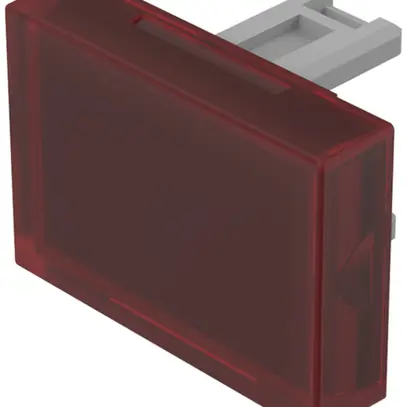 Cofano pressione EAO31 15×21mm transparente, rosso 