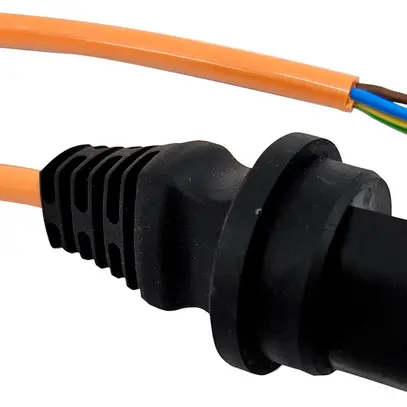 Cavo di prolunga ELBRO IP55 T13/bussola d'estrem.10A 230V 3×1.5mm² 5m arancione 