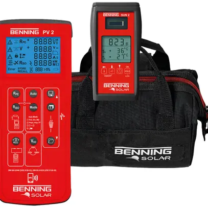 Set di tester d'installazione Benning PV 2 per FV 1000VDC 0.2…40A 0.2…199MΩ 