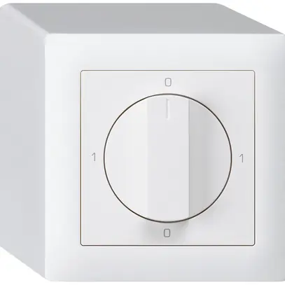 Interruttore rotativo AP kallysto 0/3L bianco con manopola 