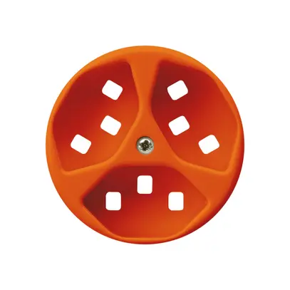 Disco frontale per presa Hager basico 3×tipo 23 H arancione 