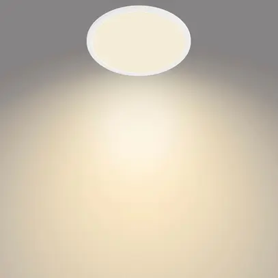 Plafonnier LED Philips SceneSwitch 15W 1300lm 2700K IP44 VAR Ø250mm blanc 