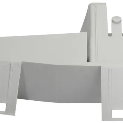 Adattatore Duo-Feed WISI OF70 per 2×LNB OA78, 6°, grigio chiaro 