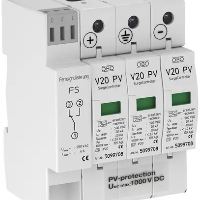 Parasurtension Bettermann V20-C 3PHFS-1000 