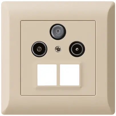 Presa antenna INC R/TV/SAT HMS kallysto.line beige 