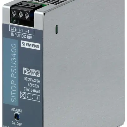 Alimentazione Siemens SITOP, IN: 48VDC, OUT: 24VDC/3.5A 