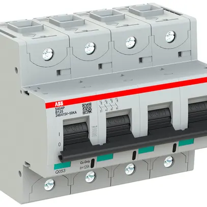 Disjoncteur ABB S804P-B125 4P 400V B-125A 50kA 6.5UM 