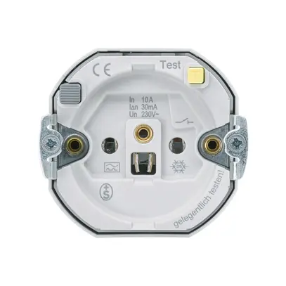 Inserto per presa Hager montaggio E 10A FI 30mA 