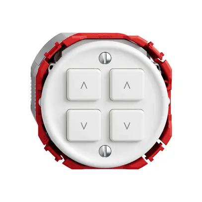 Stazione sec.tapparelle STANDARDdue Wiser SNAPFIX® 2 canali 4 tasti WLAN bi 