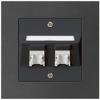 Presa INC kallysto.pro C cat.5e 2RJ45/u nero 