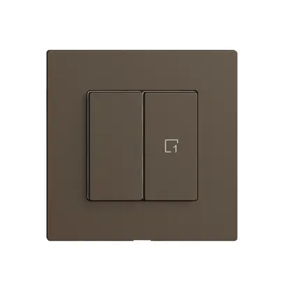 Interruttore 1K/2T scena WLAN Edue Wiser coffee 