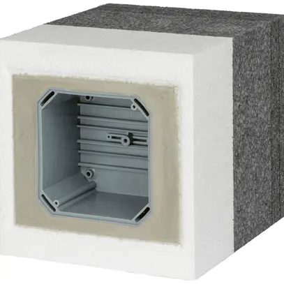 Supporto apparecchio con scatola quadrato/E, 160…200mm 