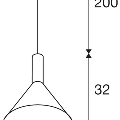 Luminaire suspendu SLV PHELIA 275 E27 23W Ø275×320mm noir/or 