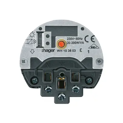Inserto combinazione I varialuce+T13 E Hager ritardo fase discendente 20…400W/VA 
