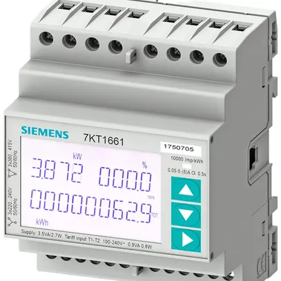 Apparecchio di misura Siemens SENTRON 3L M-Bus L-L 400V, L-N 230V, 5A 