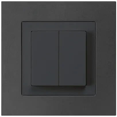 Poussoir ENC kallysto.pro 2×A-R/1P noir 