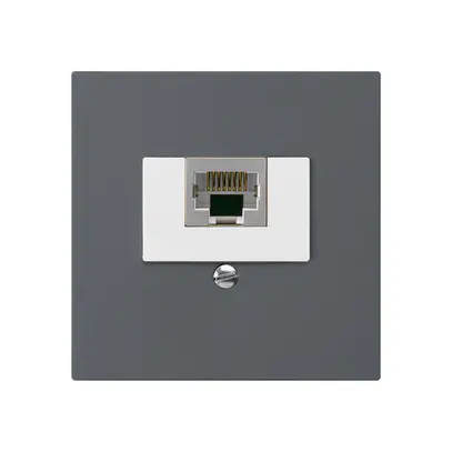 Scatola INC kallysto 1×RJ45s antracite 
