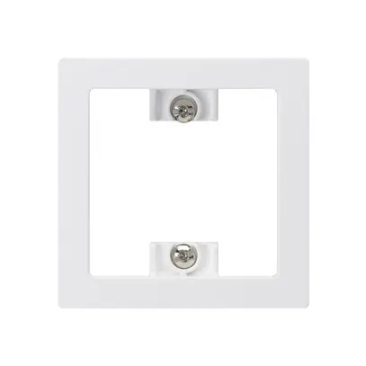 Placca frontale kallysto bianco 60×60mm per interruttore pulsante 