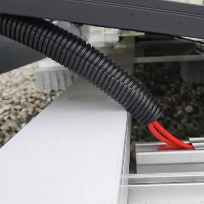 Tuyau ondulé DUPLEX PP-UV NW29 noir 