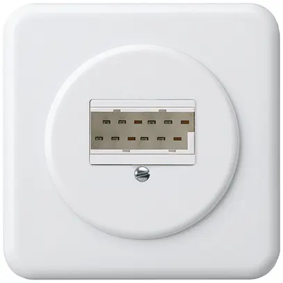 Boîte de raccordement ENC basico 2×TT83 blanc 