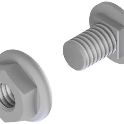Kit di fissaggo Lanz M6×10mm dado esagonale 