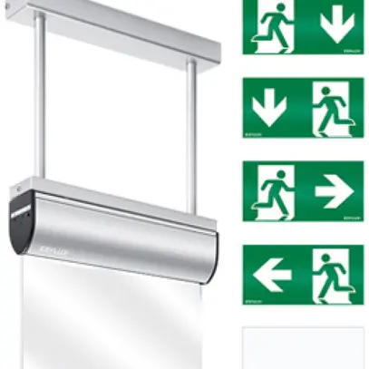 Lampada di emergenza ESYLUX SLD EL LED IR 230V 3W IP40 3h all fissaggio sospeso 