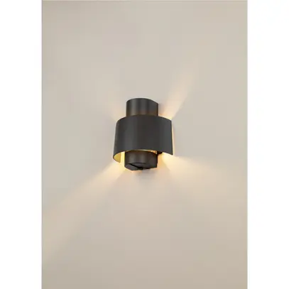 Applique SLV PHOTONI E27 1×13W IP65 REG 109×218×225mm nero 