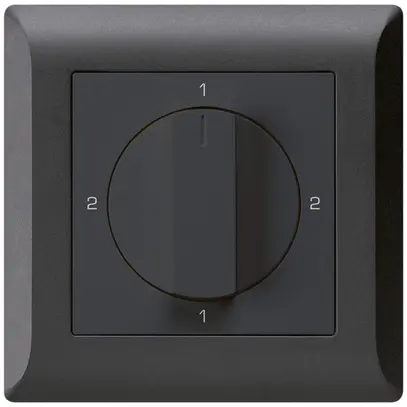 Interruttore rotativo INC kallysto.line 3/1L nero con impugnatura girevol 