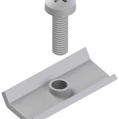Garniture de fixation Lanz M6×25mm zing. 