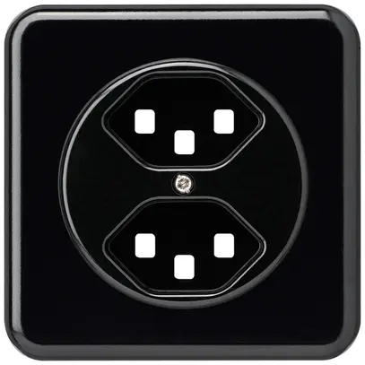 Kit frontale INC basico 2×tipo 23 nero 86×86mm 