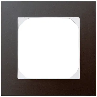 Cadre de recouvrement KAL.art 1×1 94×94mm Al noir 