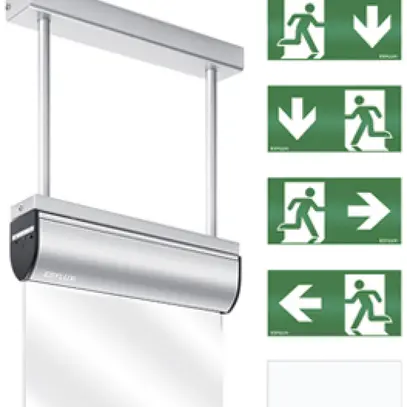 Lampada di emergenza ESYLUX SLC EL LED IR 230V 3W IP40 3h all fissaggio sospeso 