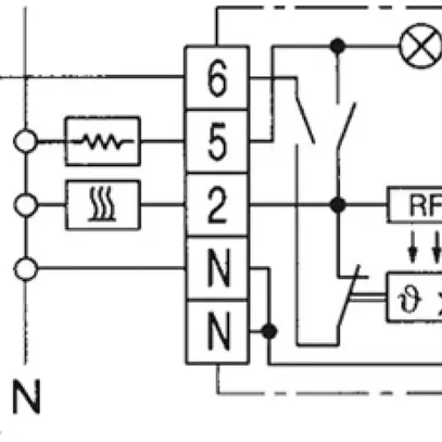 Raumthermostat Eberle RTR weiss 