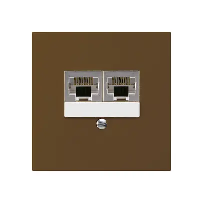 Scatola INC kallysto 2×RJ45s marrone parallelo 