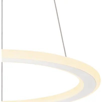 Luminaire suspendu LED SLV ONE FLAT 23W 1900lm 927/930 VAR Ø600 blanc 