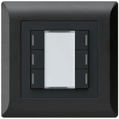 Tasto INC kallysto.line KNX 6×nero LED RGB s/e-link 