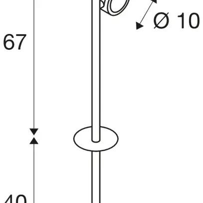 Lampada a picchetto da terra SLV SITRA 360, 2×GX53 9W IP44 antracite 