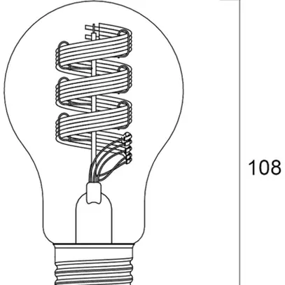 Lampada LED Sylvania ToLEDo Retro E27 6.3W 470lm 2700…6500K tipo A RGBW 
