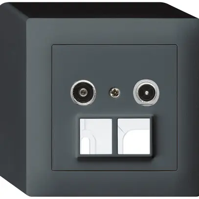 Presa multimedia AP kallysto R/TV 14dB 2GHz antracite 