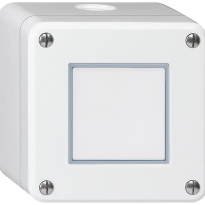 Contatto pulsante AP robusto IP55 2P bianco 