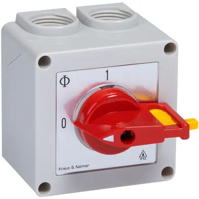 Interruttore principale AP K&N grigio 20A 660V 0/3L 
