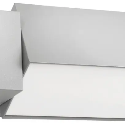Applique Philips Border E27 1×42W IP44 grigio 